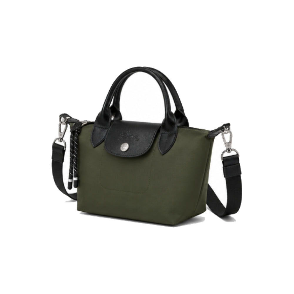 L.o.n.g.c.h.a.m.p Le Pliage Energy XS Handbag In Olive
