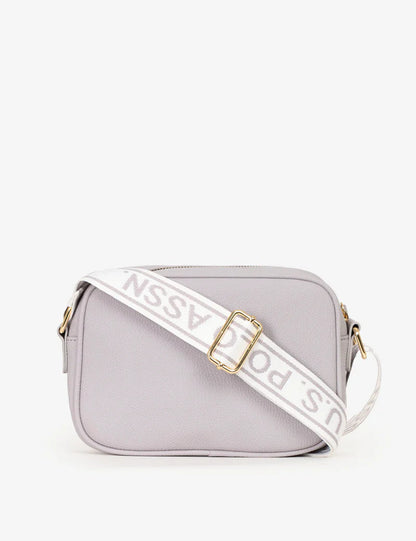 US Polo ASSN Classic Zip Crossbody Bag in lavender