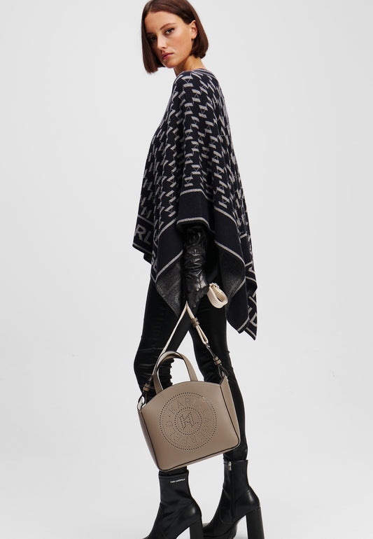 Karl Lagerfeld Handbag in Cognac in Ash grey