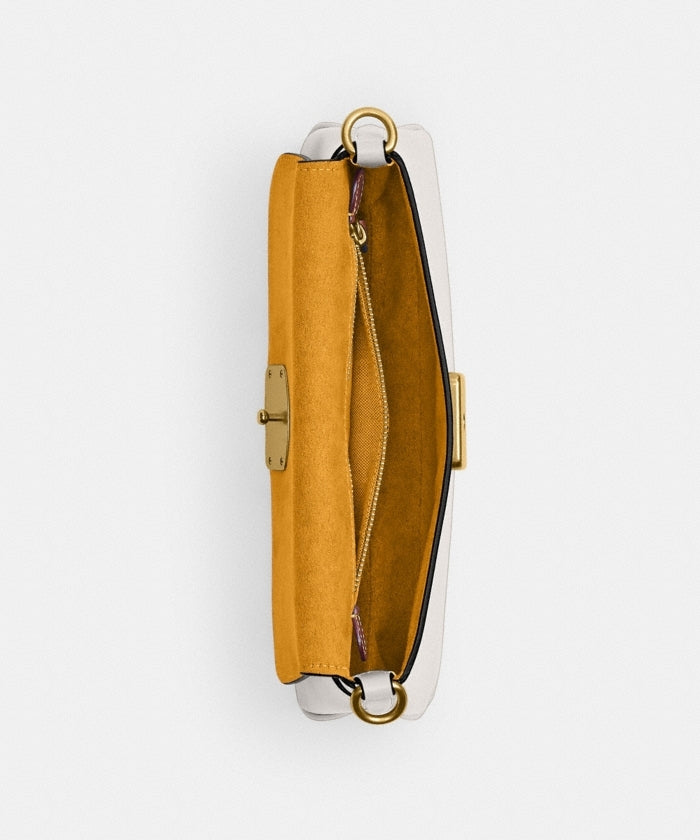 Coach jet shoulder bag white