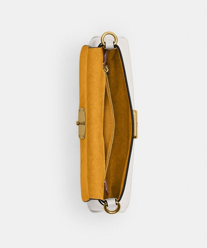 Coach jet shoulder bag white