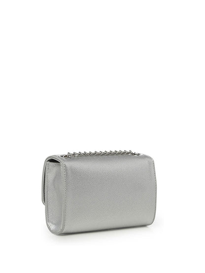 Valentino Silver Divina Cross-Body Chain Tassel Bag