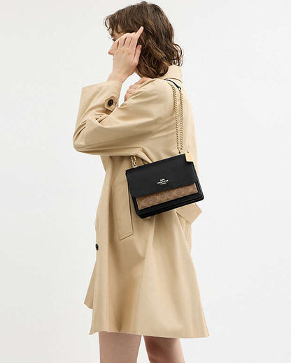 Coach Klare Crossbody Bag In Micro Signature Canvas