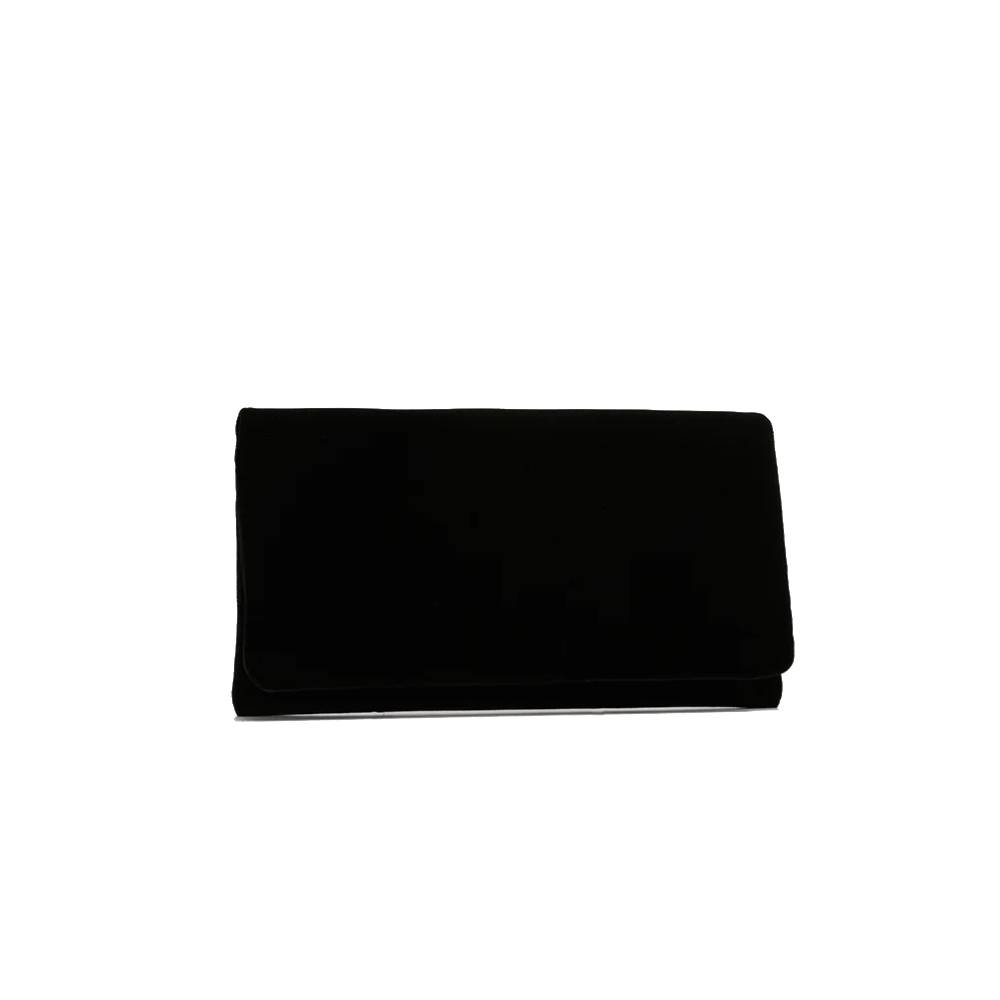 Abro Velvet Clutch in Black