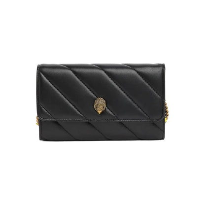 Kurt Geiger Soho Drench Wallet On A Chain/Crossbody Bag in Black