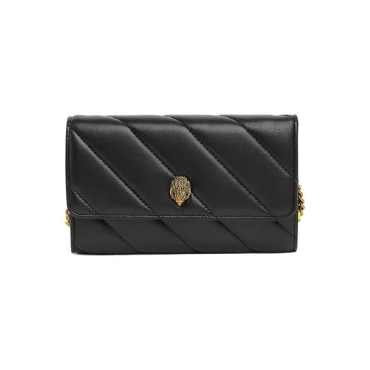 Kurt Geiger Soho Drench Wallet On A Chain/Crossbody Bag in Black