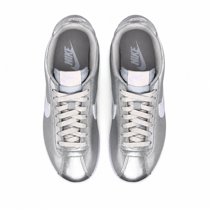 Nike Cortez Metallic Silver Shoes