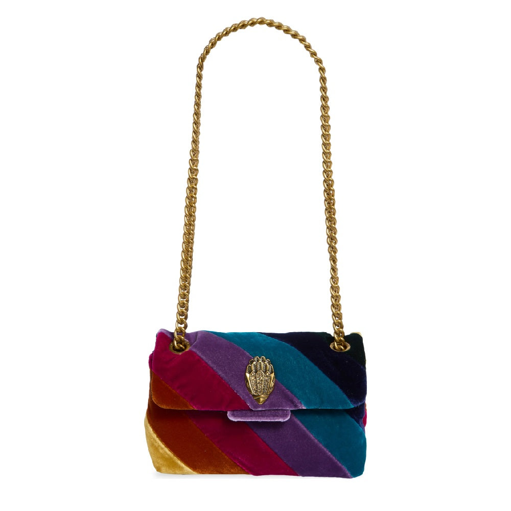 Kurt Geiger Mini Soho Fabric Shoulder Bag in Red Multi