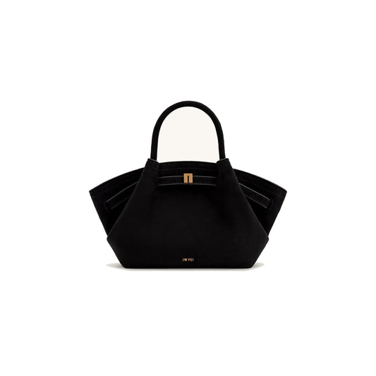 JW PEI Hana Suede Mini Tote Bag in Black