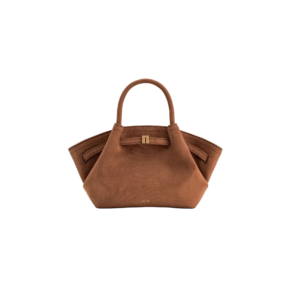 JW PEI Hana Suede Mini Tote Bag in Brown