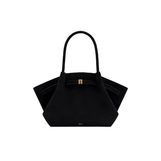JW PEI Hana Suede Medium Tote Bag in Black