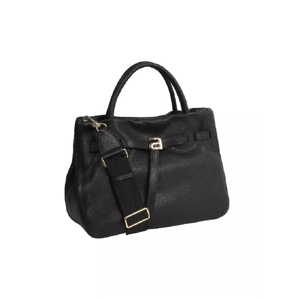 Abro Handbag JILL Medium Leather Dalia Standard in Black