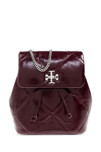 Tory Burch BURGUNDY Leather backpack Kira Diamond