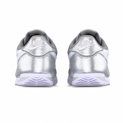 Nike Cortez Metallic Silver Shoes