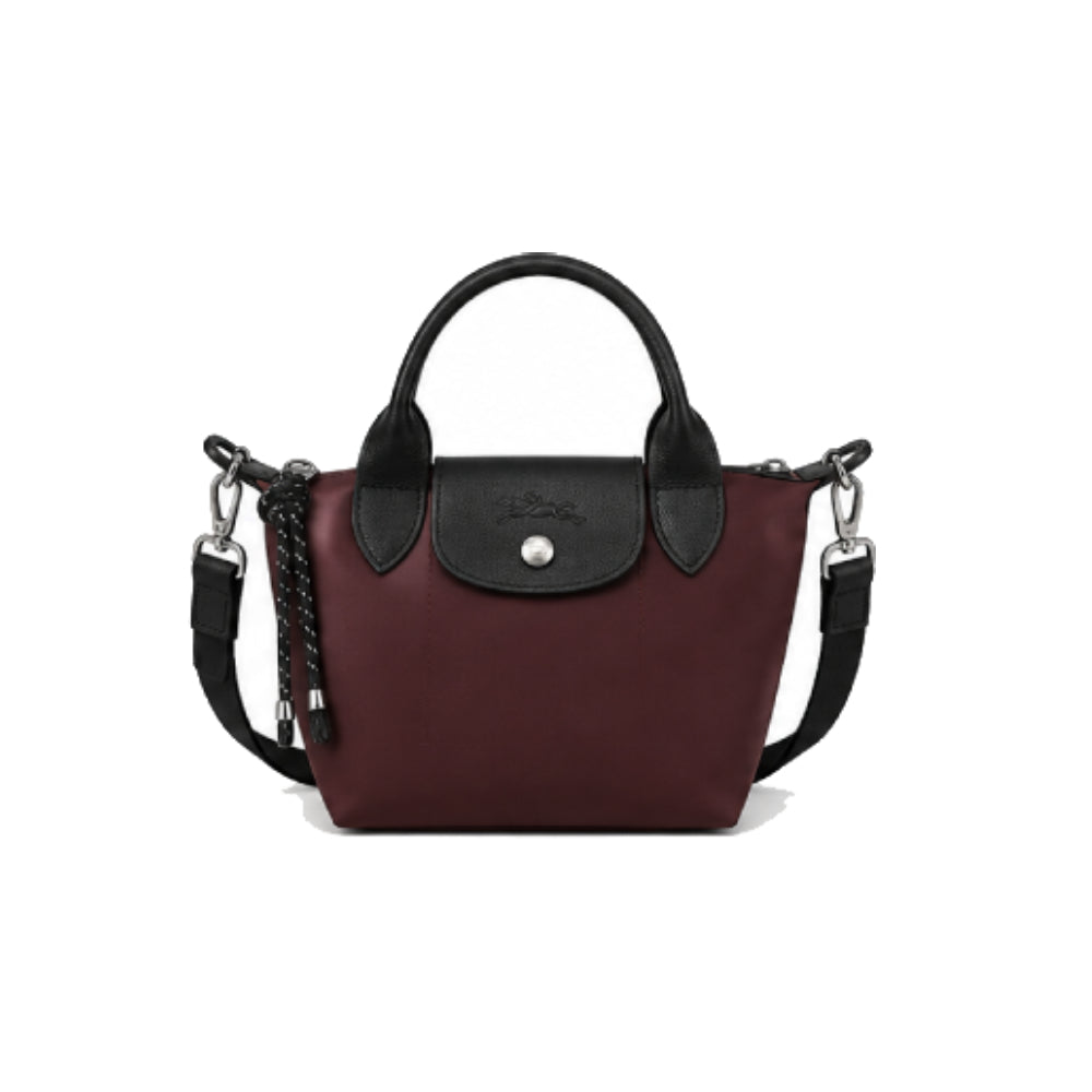 L.o.n.g.c.h.a.m.p Le Pliage Energy XS Handbag In Dark Brown