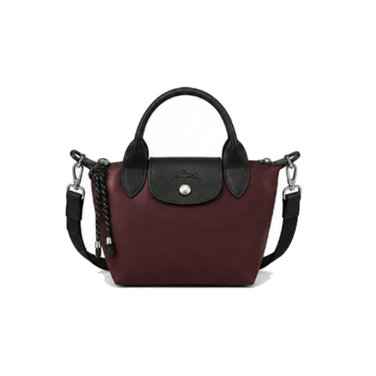 L.o.n.g.c.h.a.m.p Le Pliage Energy XS Handbag In Dark Brown