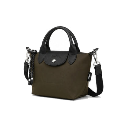 L.o.n.g.c.h.a.m.p Le Pliage Energy XS Handbag In Khaki