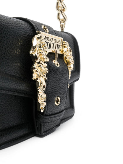 Versace Jeans Couture Baroque buckle shoulder bag