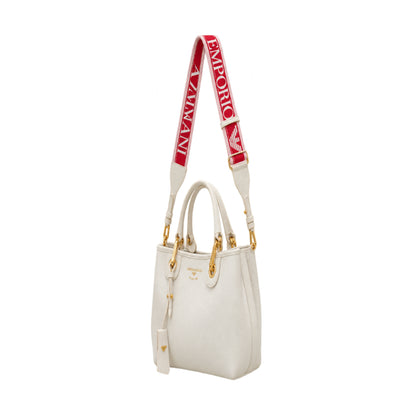 Emporio Armani Bucket Bag In White