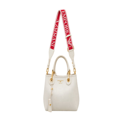Emporio Armani Bucket Bag In White