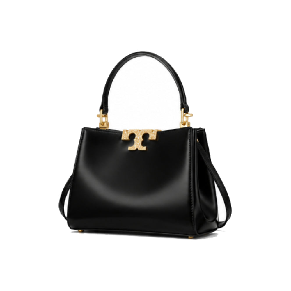 Tory Burch Eleanor Satchel Bag In Black