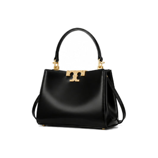 Tory Burch Eleanor Satchel Bag In Black