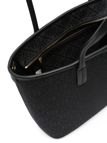Tory Burch small T Monogram zip tote bag