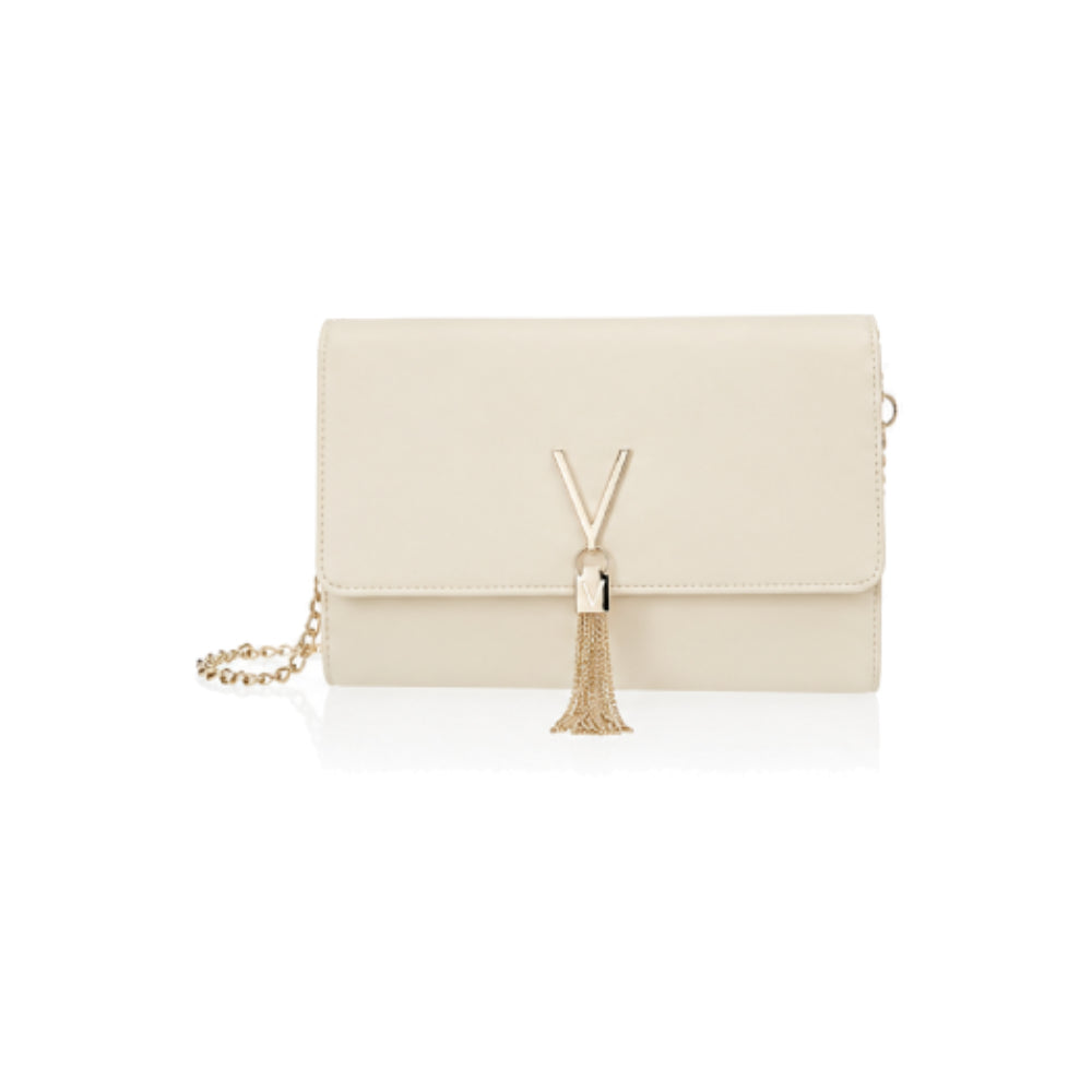 Valentino Divina Clutch Bag In Ivory