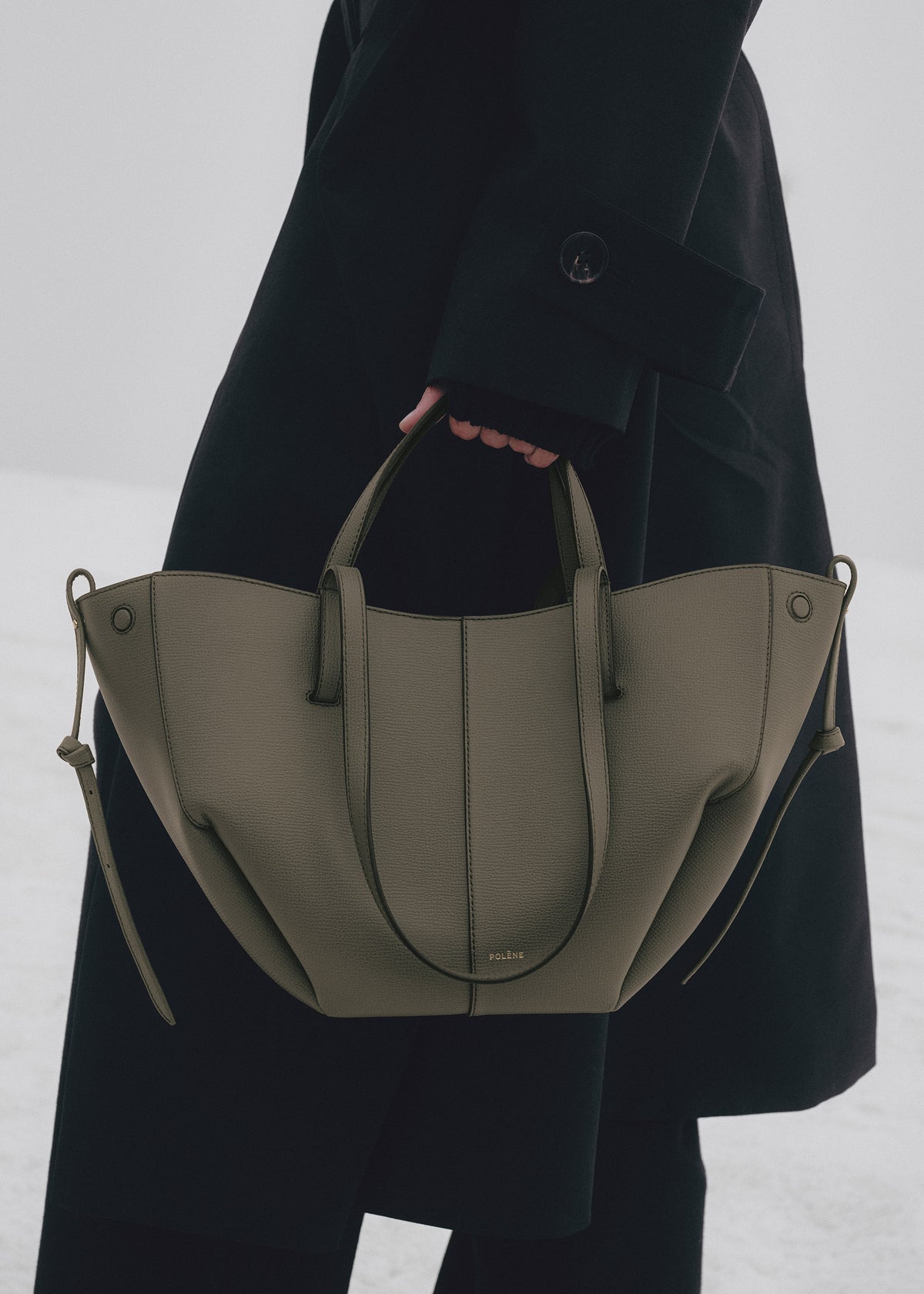 Polene Cyme Mini
EDITION TEXTURED SMOKY GREEN