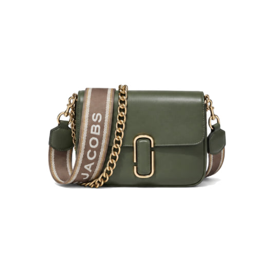 Marc Jacobs The J Marc Shoulder Bag in Olive Green
