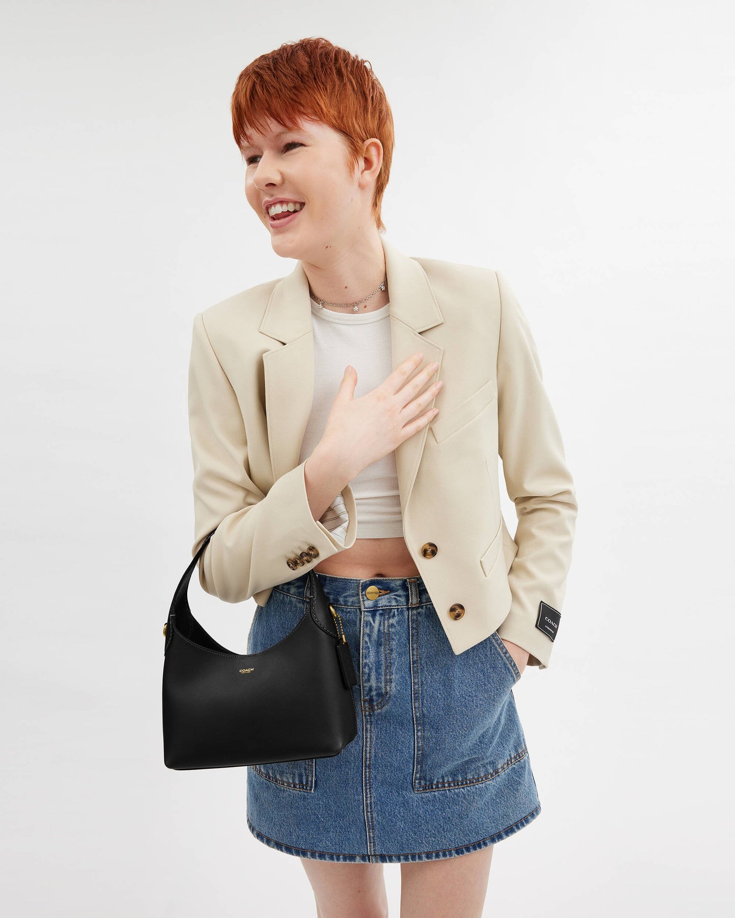 Coach Black  Brooklyn Shoulder Bag 23