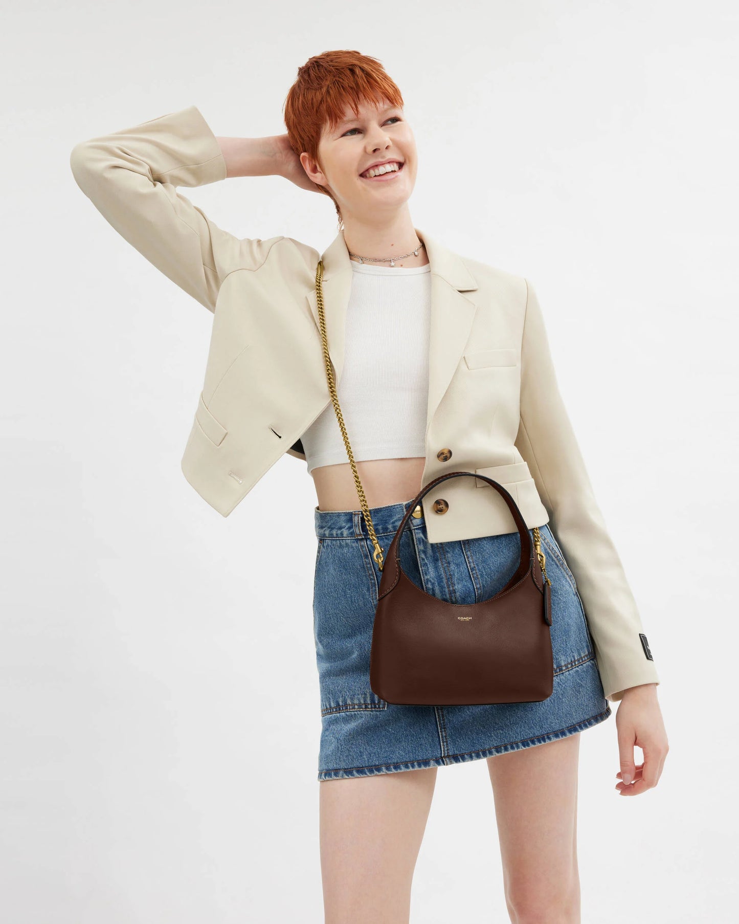 Coach maple Brooklyn Shoulder Bag 23