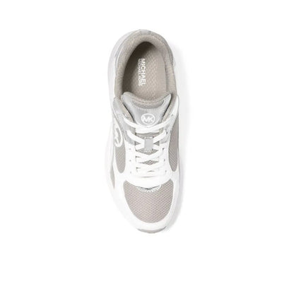Michael Kors Sami Silver and White Sneakers