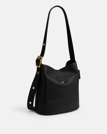 Coach Bleecker Bucket Bag in black