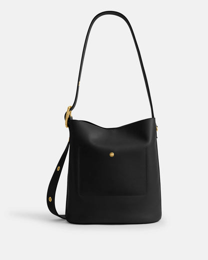 Coach Bleecker Bucket Bag in black