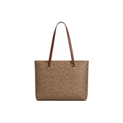 Coach Station Tote Bag Signature Canvas in Brown