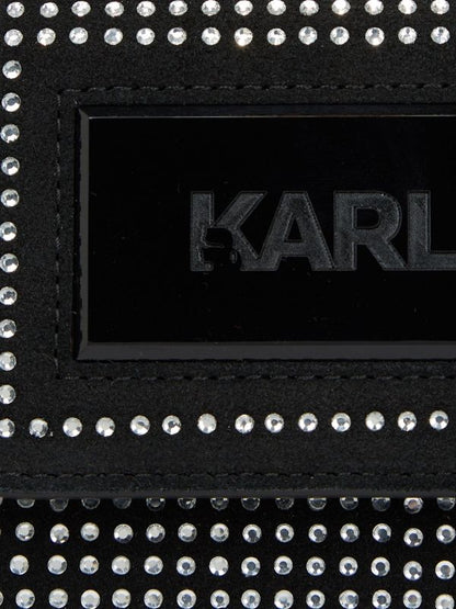 Karl Lagerfeld IKON/K crystal-embellished crossbody bag