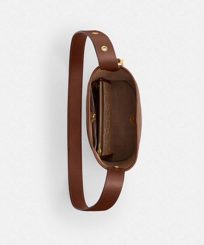 Coach Bleecker Bucket Bag 21 In Signature Canvas