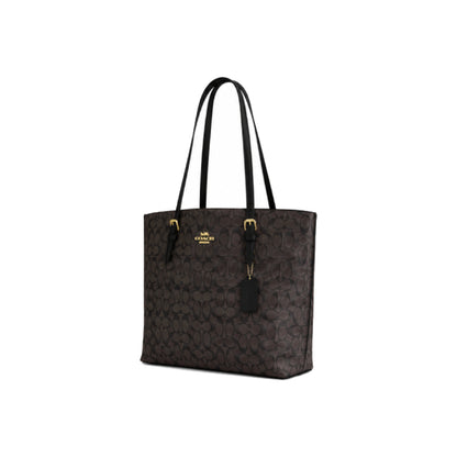 Coach City Tote Bag in Brown Signature Canvas