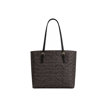 Coach City Tote Bag in Brown Signature Canvas