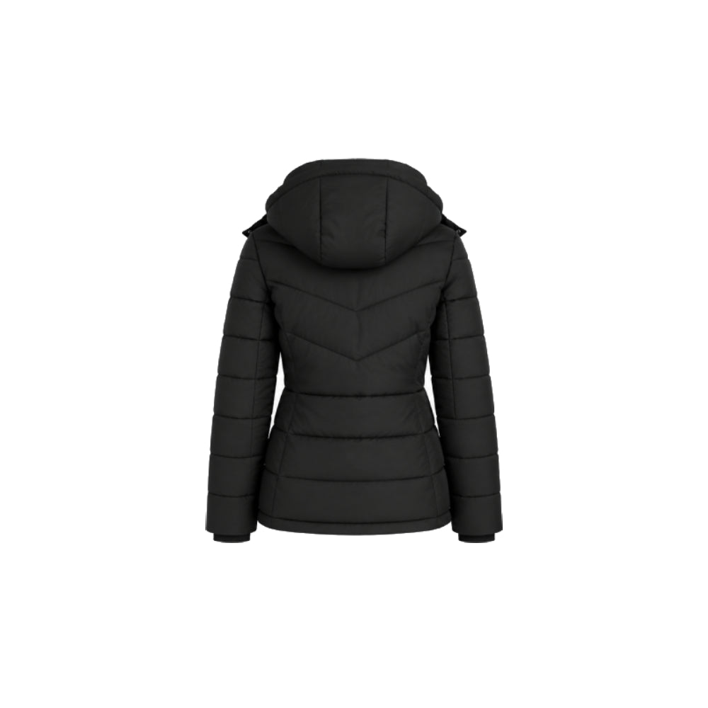 Calvin Klein Hooded Puffer Jacket in Black