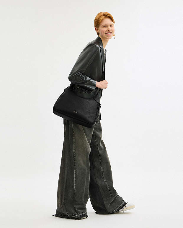 Coach Ella Shoulder Bag in Black