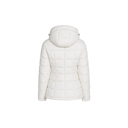 Calvin Klein Hooded Puffer Jacket in White