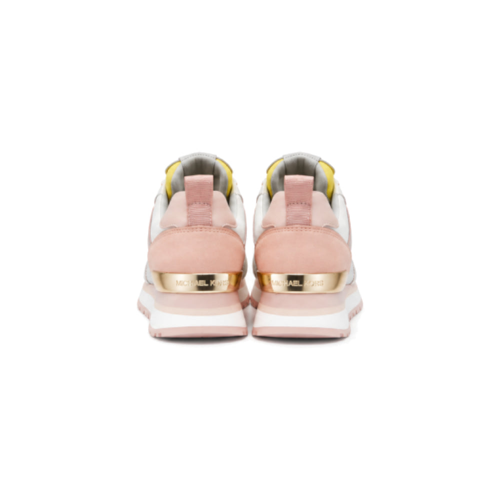 Michael Kors Lace-Up Sneaker In Yellow/Pink/White
