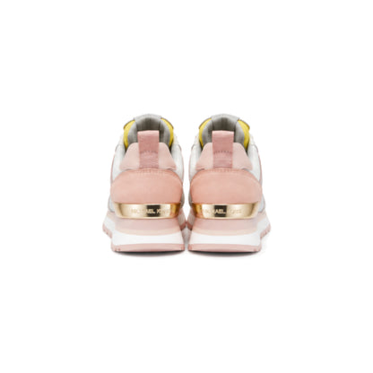 Michael Kors Lace-Up Sneaker In Yellow/Pink/White