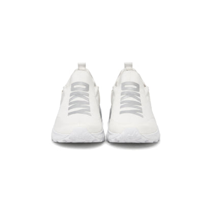 DKNY Kari Women's Slip-On Sneaker In White & Silver