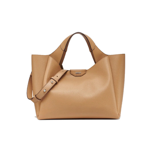 DKNY Willa Satchel Bag In Cappuccino