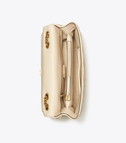 KIRA CHEVRON CONVERTIBLE SHOULDER BAG TORY BURCH