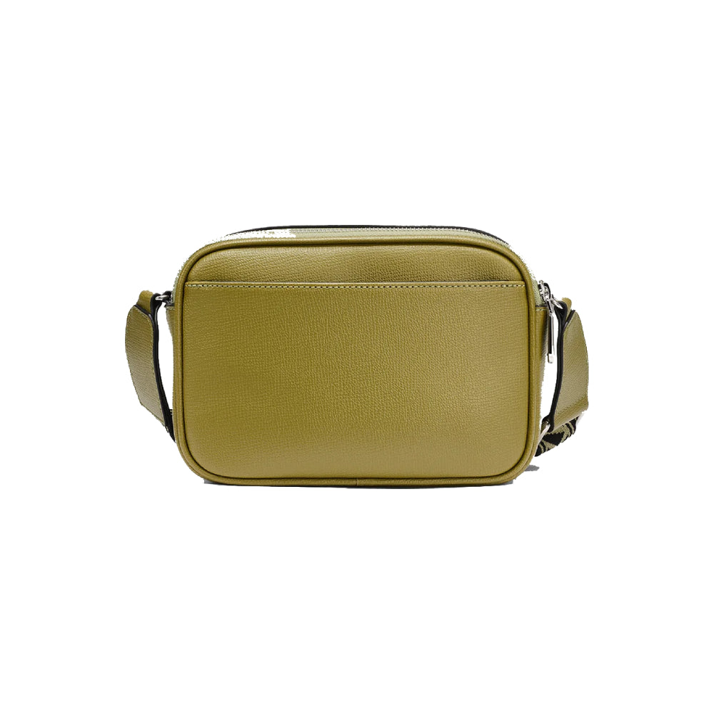 Karl Lagerfeld Maybelle Logo Camera Cross Body Bag with Pins in Olive