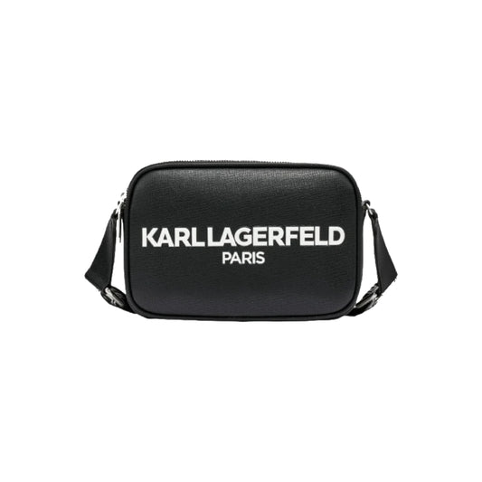 Karl Lagerfeld Paris Maybelle Camera Crossbody Bag in Black